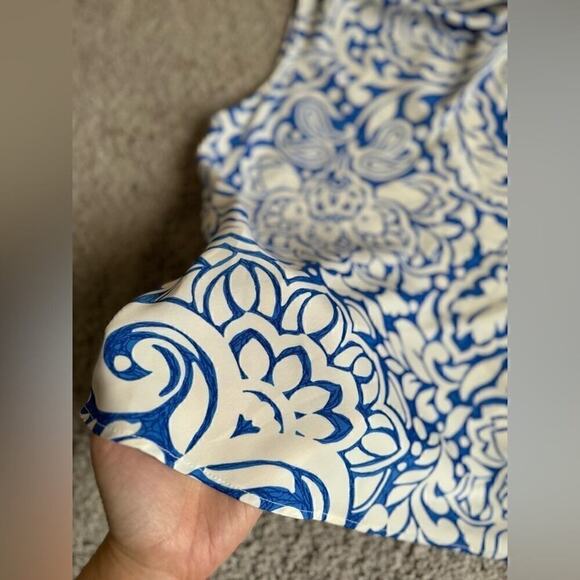 ZARA TIED PRINTED TOP - SIZE S - BRAND NEW WITH TAG - Picture 11 of 11